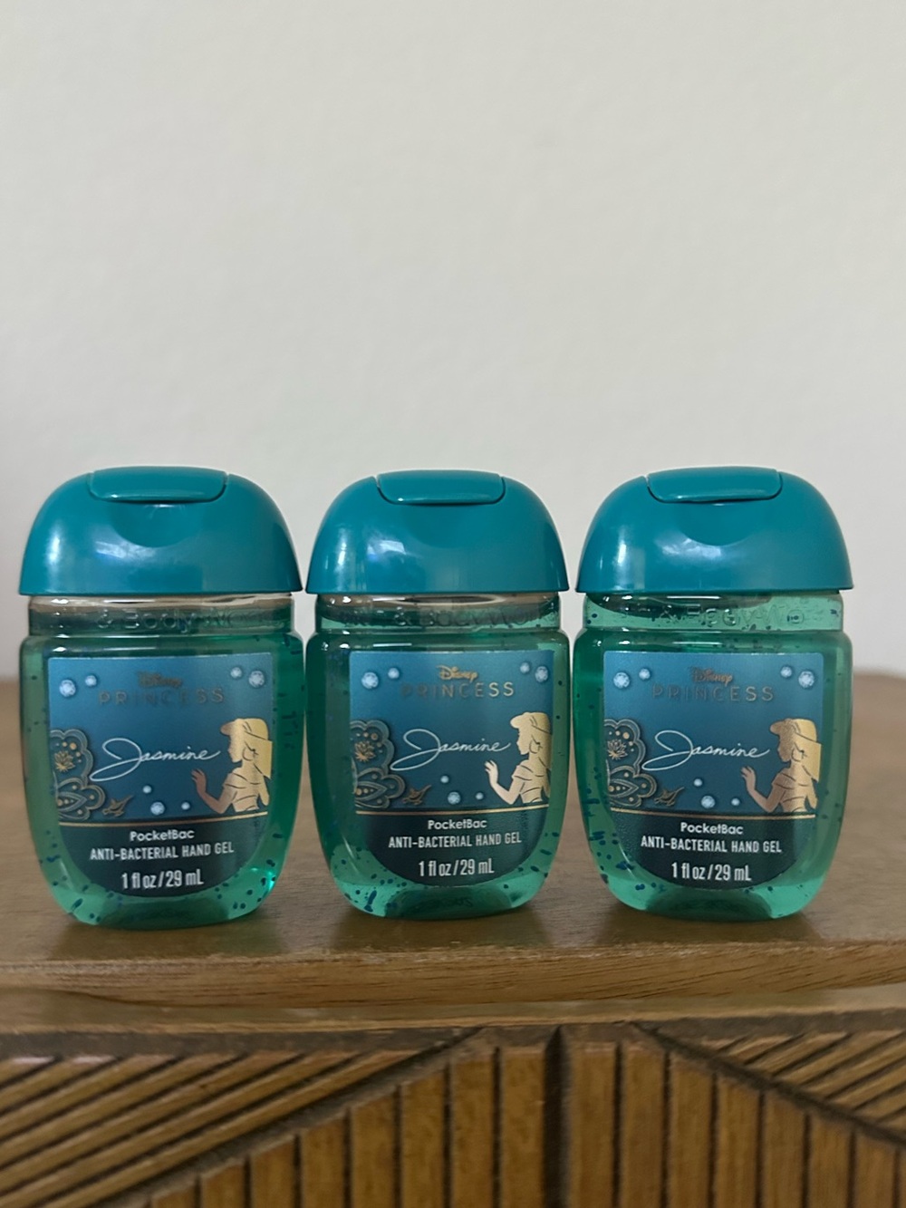X3 bath and body works Disney Princess Jasmine PocketBac santizers NEW